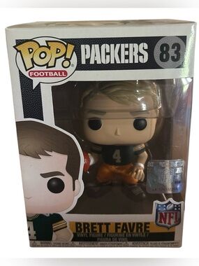 Funko Pop! NFL Legends Brett Favre Green Bay Packers vinyl figure.